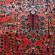Handmade antique Persian Sarouk rug 4' x 6.8' (122cm x 207cm) 1920s - 1B784