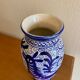 Ancient hand-painted Turkish ceramic vase