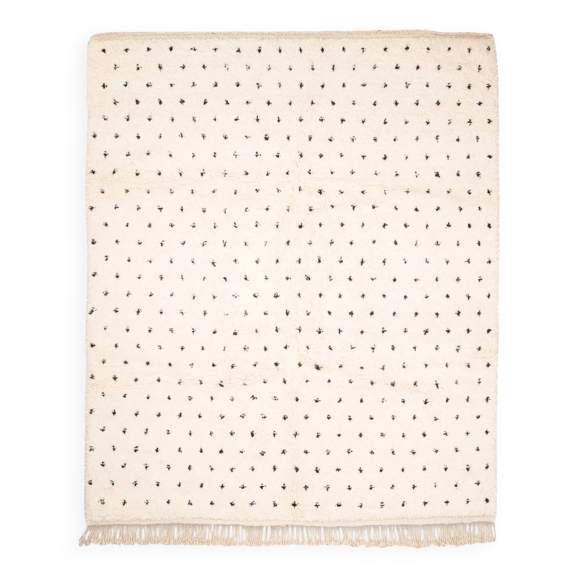 Tafraout – Black and white Berber rug