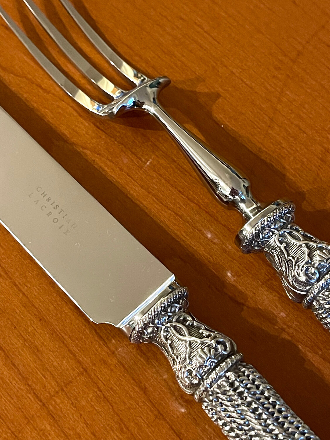 Christofle and Christian Lacroix, service cutlery.