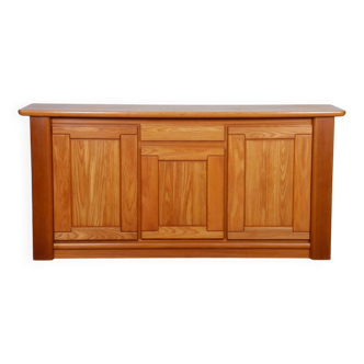 Vintage elm sideboard from the 1980s
