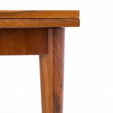 Art Deco square table, Poland, 1940s. After renovation.