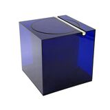 Space age blue plastic Ice Bucket, Studio Opi, Cini & Nils Italy, ca. 1970s