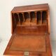 Donkey back secretary in English marquetry 1900s