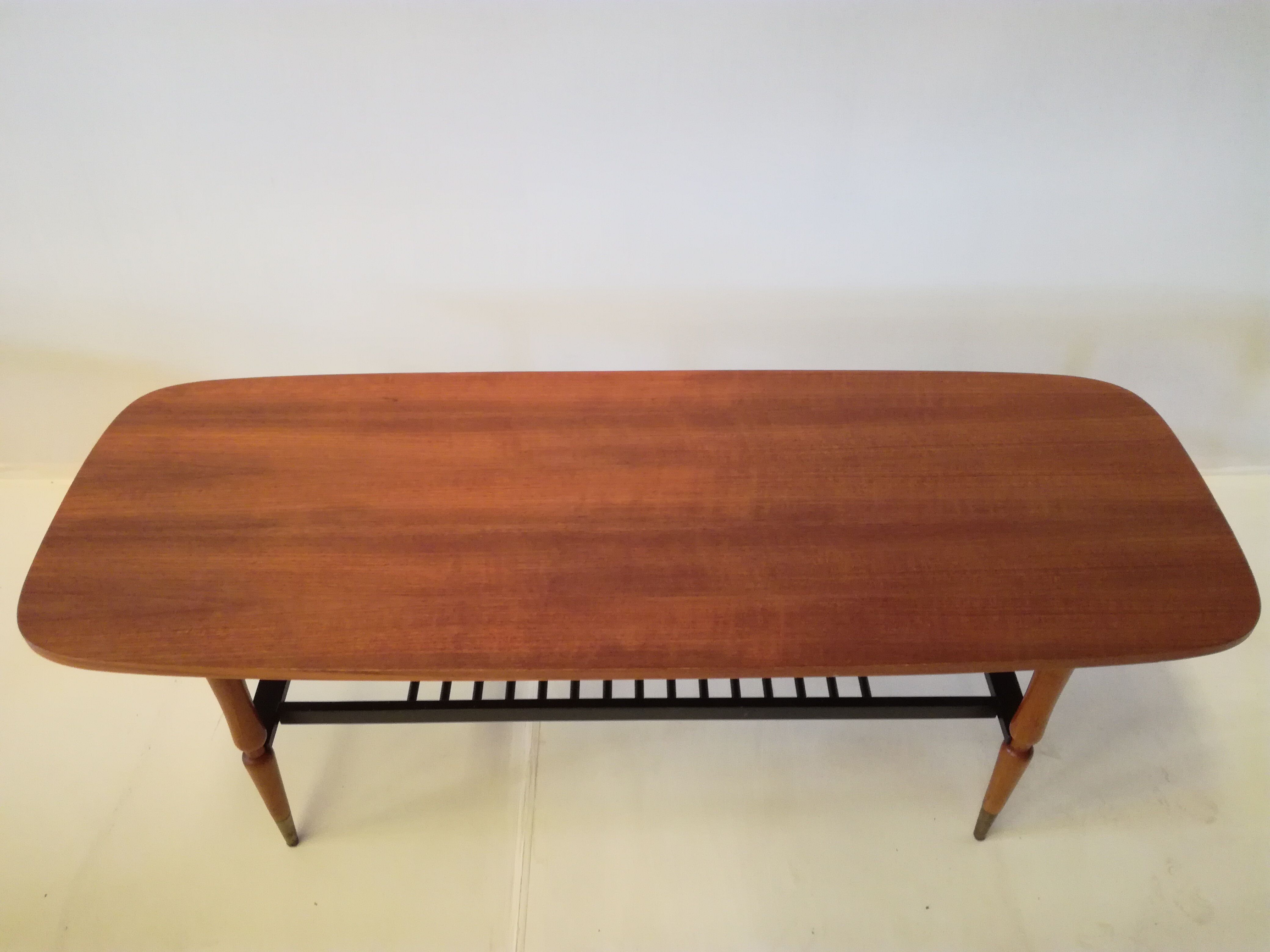 Vintage Scandinavian teak coffee table