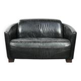 Amazing and unique cowhide aviator design bench, 2-seater