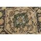 Tapis couloir vintage turc Oushak fait main en laine et coton orange des années 1970 112x402