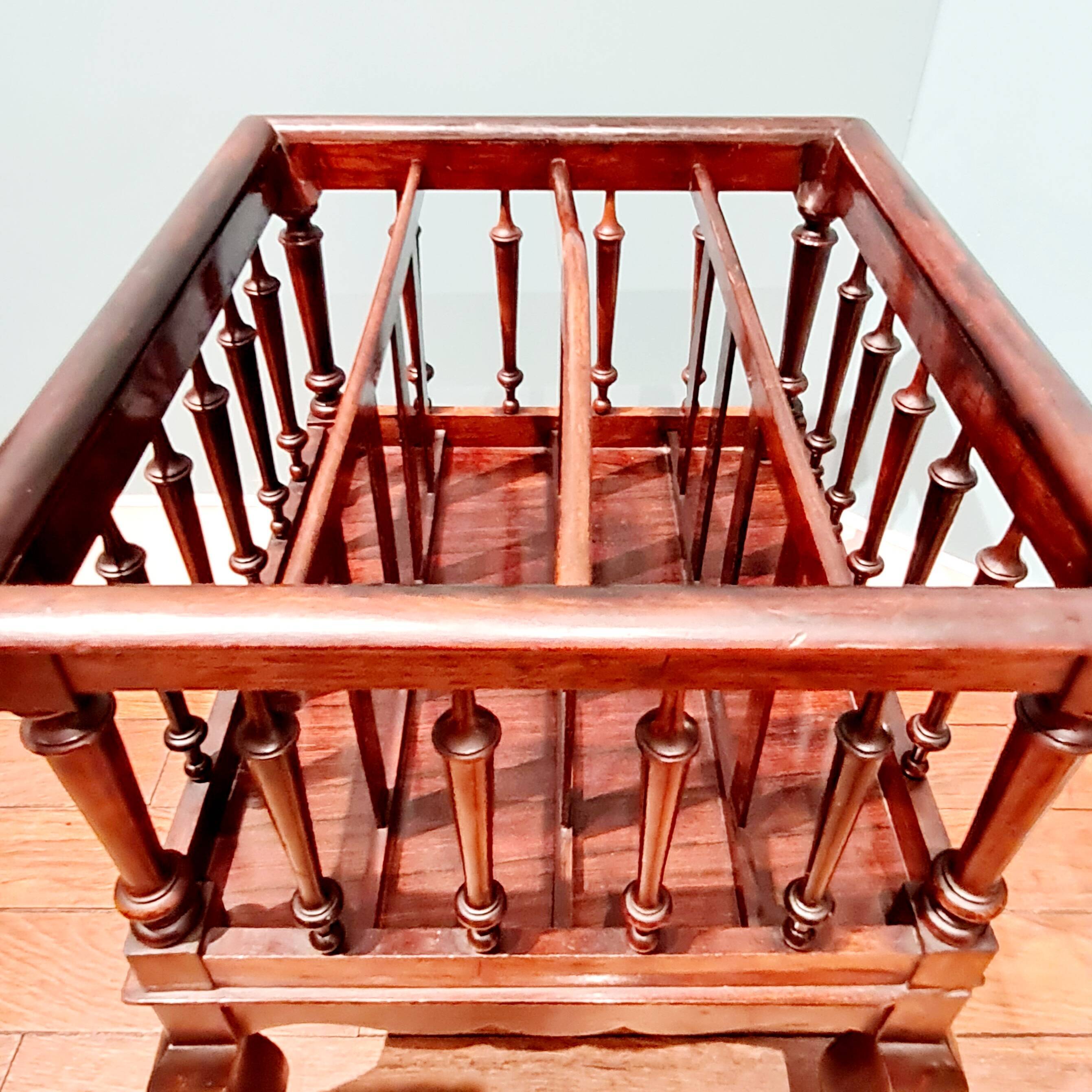 English magazine holder nineteenth century