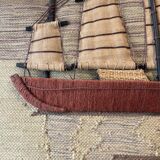 Embossed wall tapestry