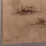 Giuseppe Angelelli 1803-1844. ink drawing on paper, study of women in Egypt