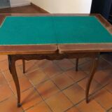 Antique marquetry game table
