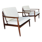 Pair of Scandinavian Grete Jalk armchairs