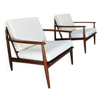 Pair of Scandinavian Grete Jalk armchairs