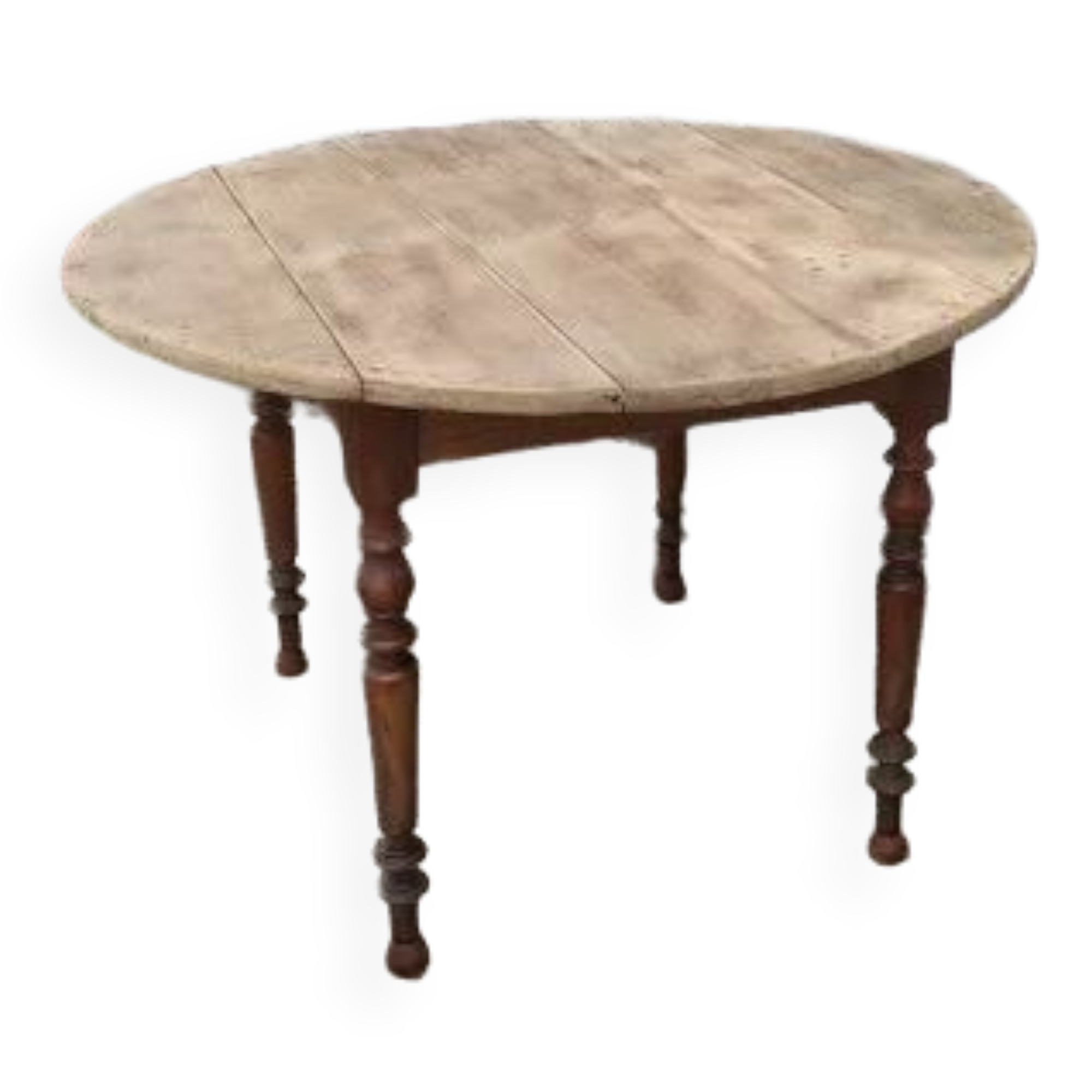 Folding round table