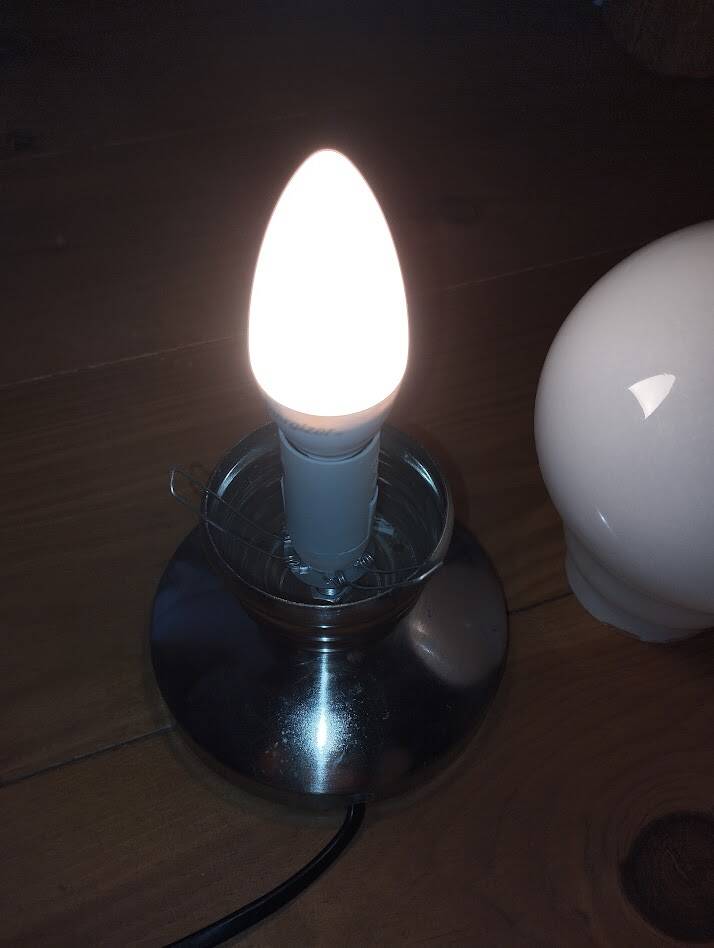 Vintage Pop Art desk lamp, designer table lamp