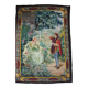 Antique French Aubusson Tapestry with Romantic Scene
