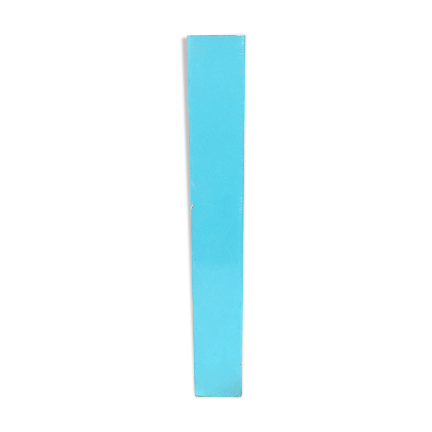 Sky blue metal sign letter