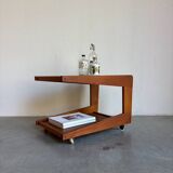 Vintage Danish bar trolley in teak