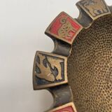 Zodiac cup ashtray in solid brass
