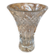 Ancien vase cristallerie lorraine cristal taillé made in France vintage