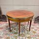 Louis XVI Style Mahogany Half Moon Table, 19th Century