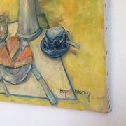 Table oil on canvas 20th century