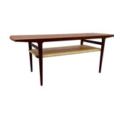 Danish coffee table in teak 1950