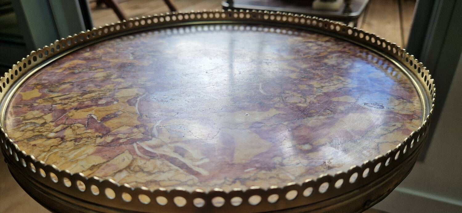Tripod Gueridon Louis XVI style mahogany
