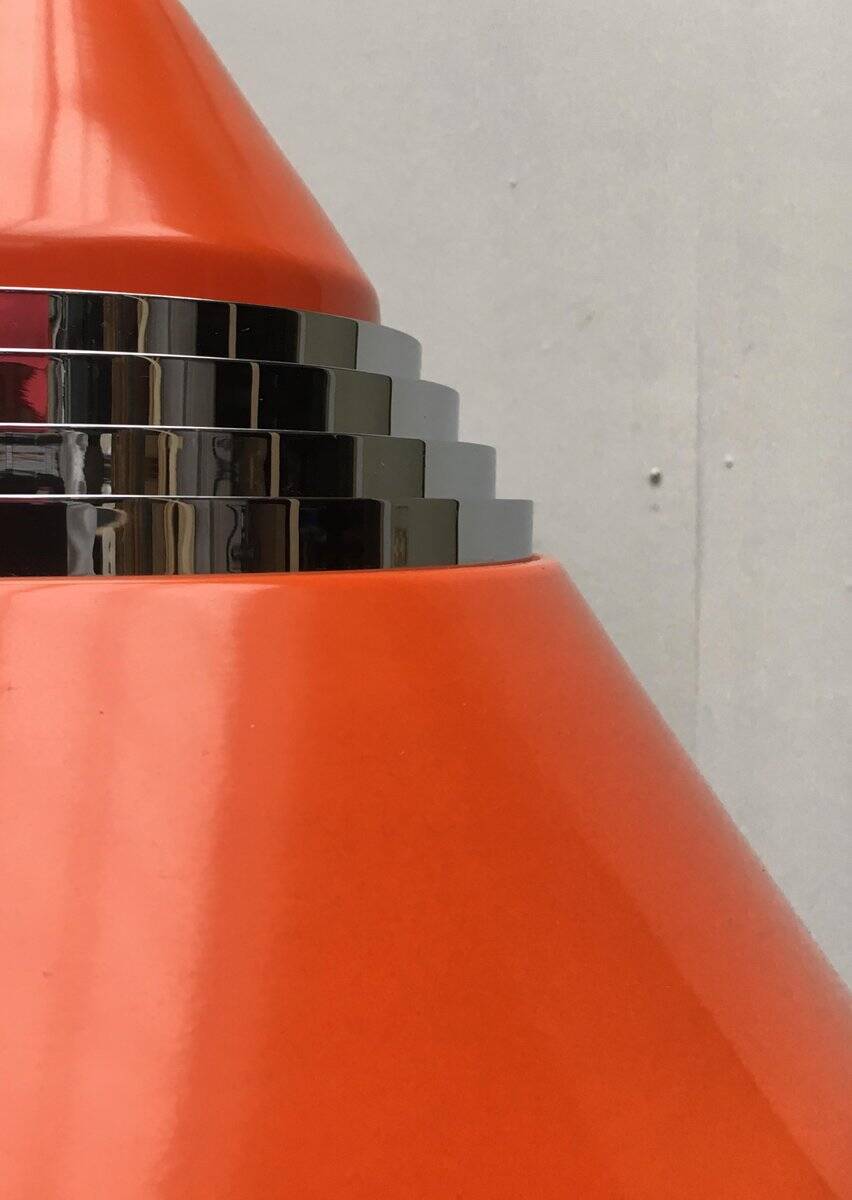 Vintage German Hanging Lamp Space Age Model 5535 by Alfred Kalthoff for Staff