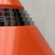 Vintage German Hanging Lamp Space Age Model 5535 by Alfred Kalthoff for Staff
