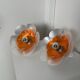 Pair of Flowers wall lights 1970