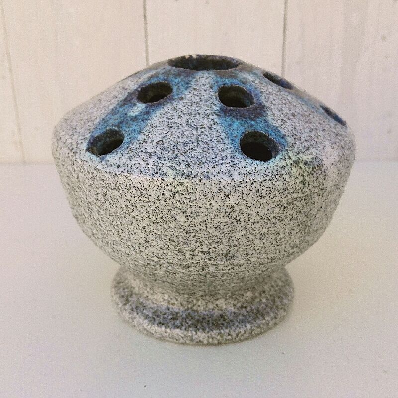 Ancien pique fleur céramique Accolay vintage