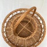 Vintage osier bar basket