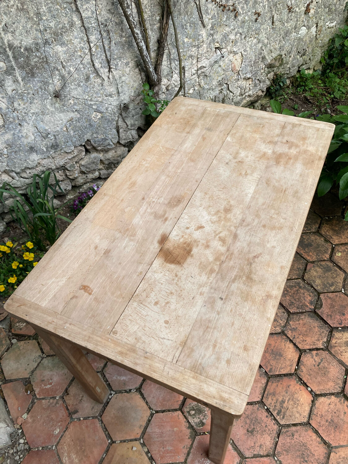 Old farmhouse table