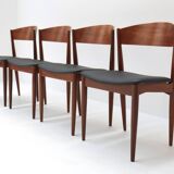 Set of 4 Danish chairs Jydsk Mobelindustri, 1960s