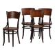 Antique Thonet dining room chairs (c.1900). Set of 4 pieces