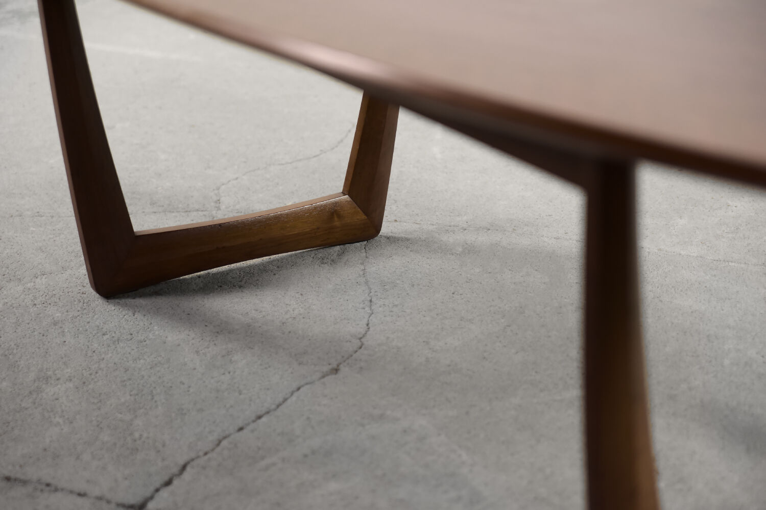 German walnut coffee table from Kondor Möbel, 1960