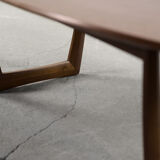 German walnut coffee table from Kondor Möbel, 1960