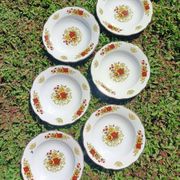 Assiettes creuses x6 Digoin Sarreguemines 💐