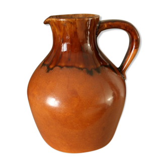 Carafe, sandstone pitcher signed