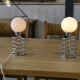 Pair of designer lamps, Spring model, by Ingo Maurer, 20th century