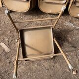 Metal folding chairs