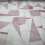 Unique Big Extra Large Abstract Design Geometric Carpet / Rug, 1950s