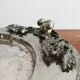 Silver serving dish by Franco Lapini with boar sculpture.
