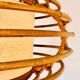 Vintage rattan suspension cage, 1950s