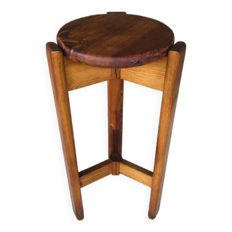 Tabouret de bar vintage tripode Circa 70’s