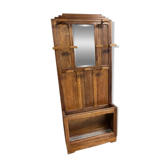 Wooden coat rack