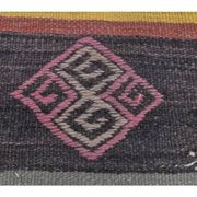 Turkish handwoven wool kilim rug 116x325