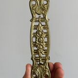 4 napkin rings - napkin holder - metal cutlery with golden rose flowers.