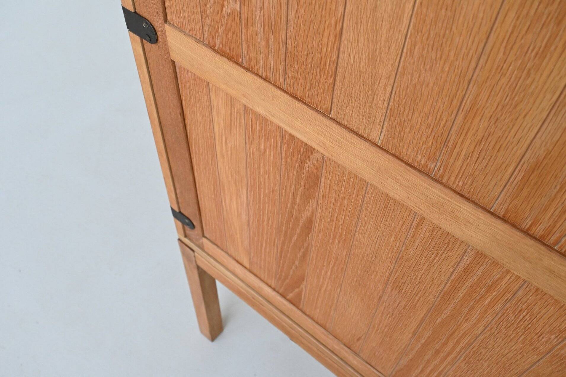 Kurt Ostervig high cabinet in oak A/S Randers Denmark 1960